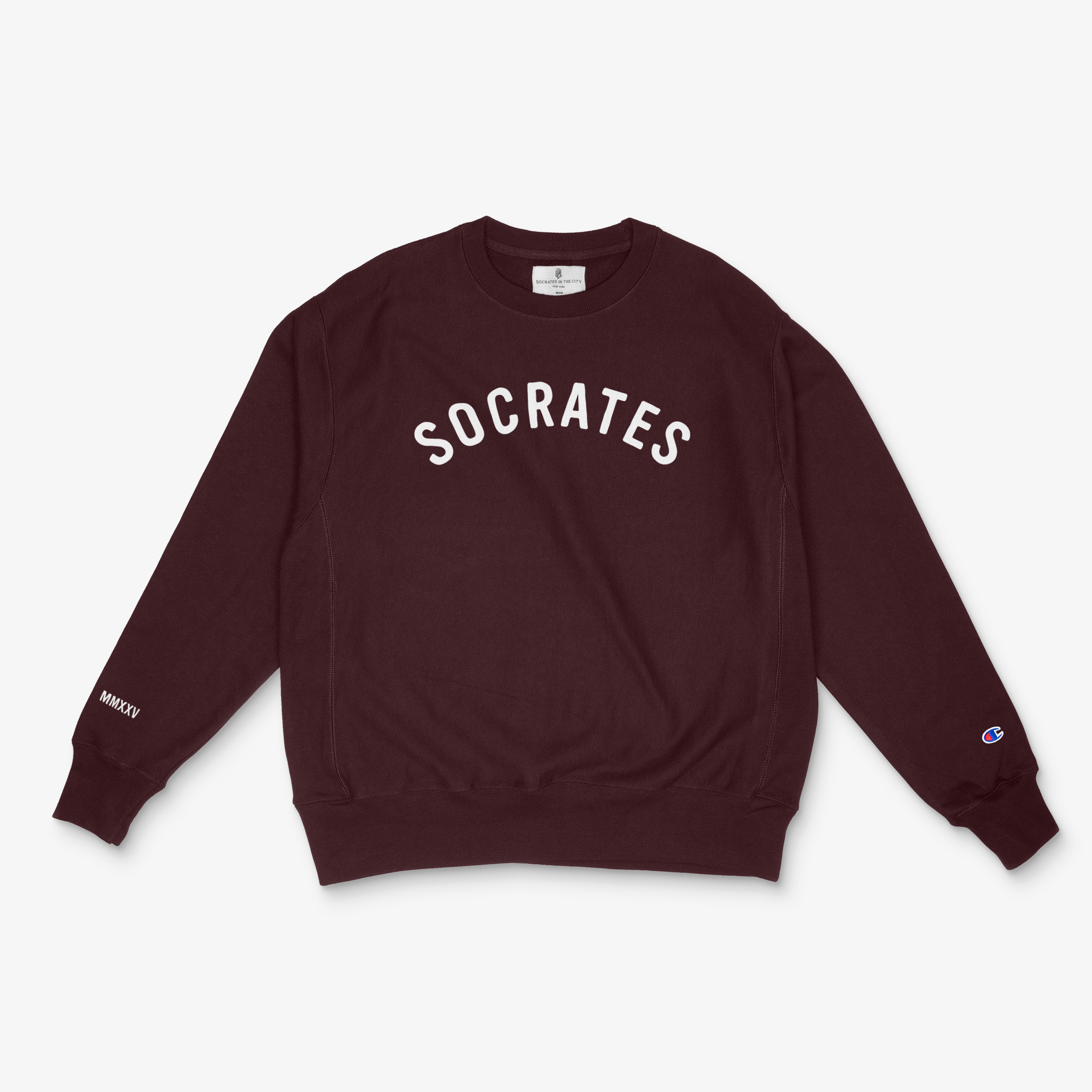 https://socratesinthecityaudio.s3.amazonaws.com/wp-content/uploads/2024/05/11163711/S0020-1_MMXXV-SweatShirt_Burgundy.jpg